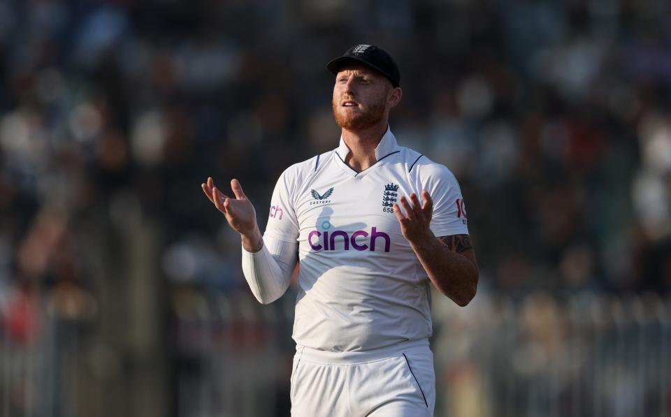 England captain Ben Stokes during day five of the First Test Match between Pakistan and England at Rawalpindi Cricket Stadium on December 05, 2022 in Rawalpindi - Getty Images