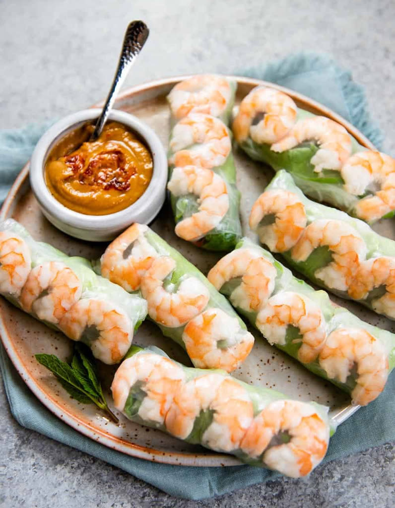 Rouleaux de printemps aux crevettes