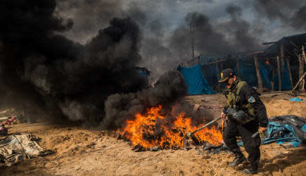 Peru Illegal Gold Mining Operation