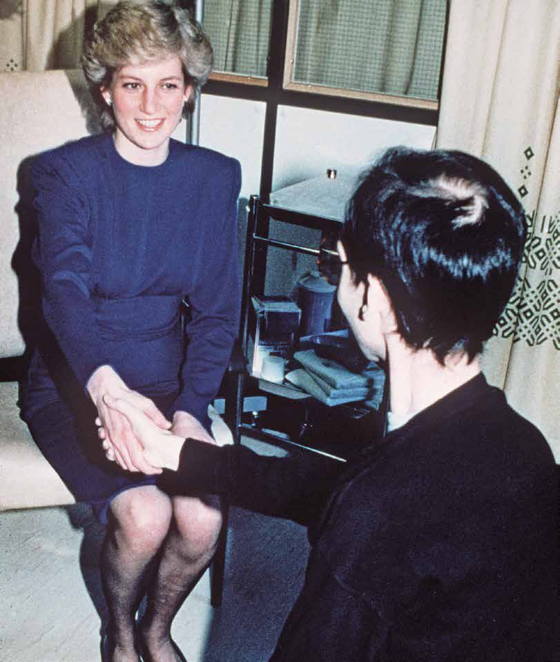 <p>During a time of fear, homophobia and intense hysteria, people afflicted with HIV and AIDS were shunned and called “terrorists.” In April 1987, Princess Diana was the first global figure to publicly shake hands with a person with AIDS as she opened the London Middlesex Hospital’s HIV and AIDS wing. Her compassionate gesture challenged the widespread notion that HIV/AIDS could be passed through touch — and that people with the condition deserved kindness, not rejection.</p>