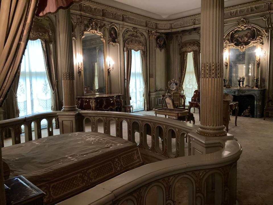 Mrs. Vanderbilt's bedroom in the mansion.