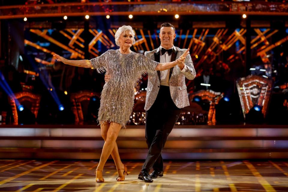 Rippon appeared on this year's installment of Strictly Come Dancing with Kai Widdrington (R) (PA Media)