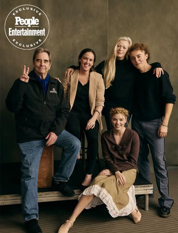 <p>Robby Klein/Contour by Getty </p> Beau Bridges, Shannon Triplett, Kristine Froseth, Frances Fisher and Max Mattern