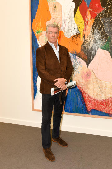 Pierce Brosnan at Frieze Los Angeles - Credit: Owen Kolasinski/BFA.com, courtesy of Frieze