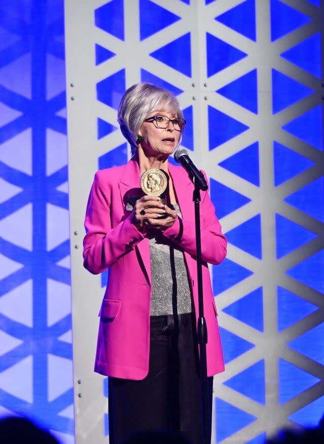 The 87-year-old performer was honored with the Peabody Career Achievement Award on Saturday.