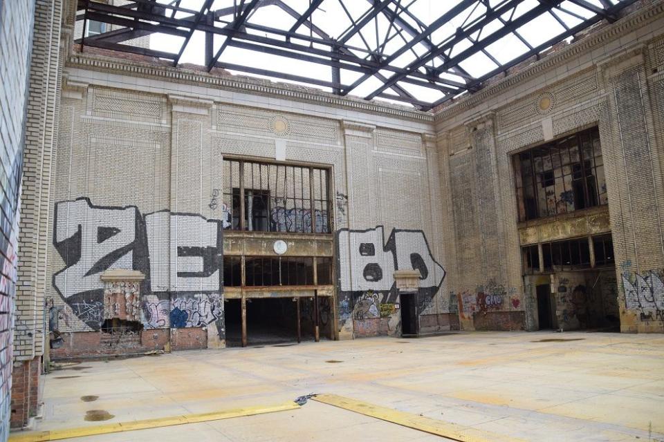 ford michigan central station detroit in 2018