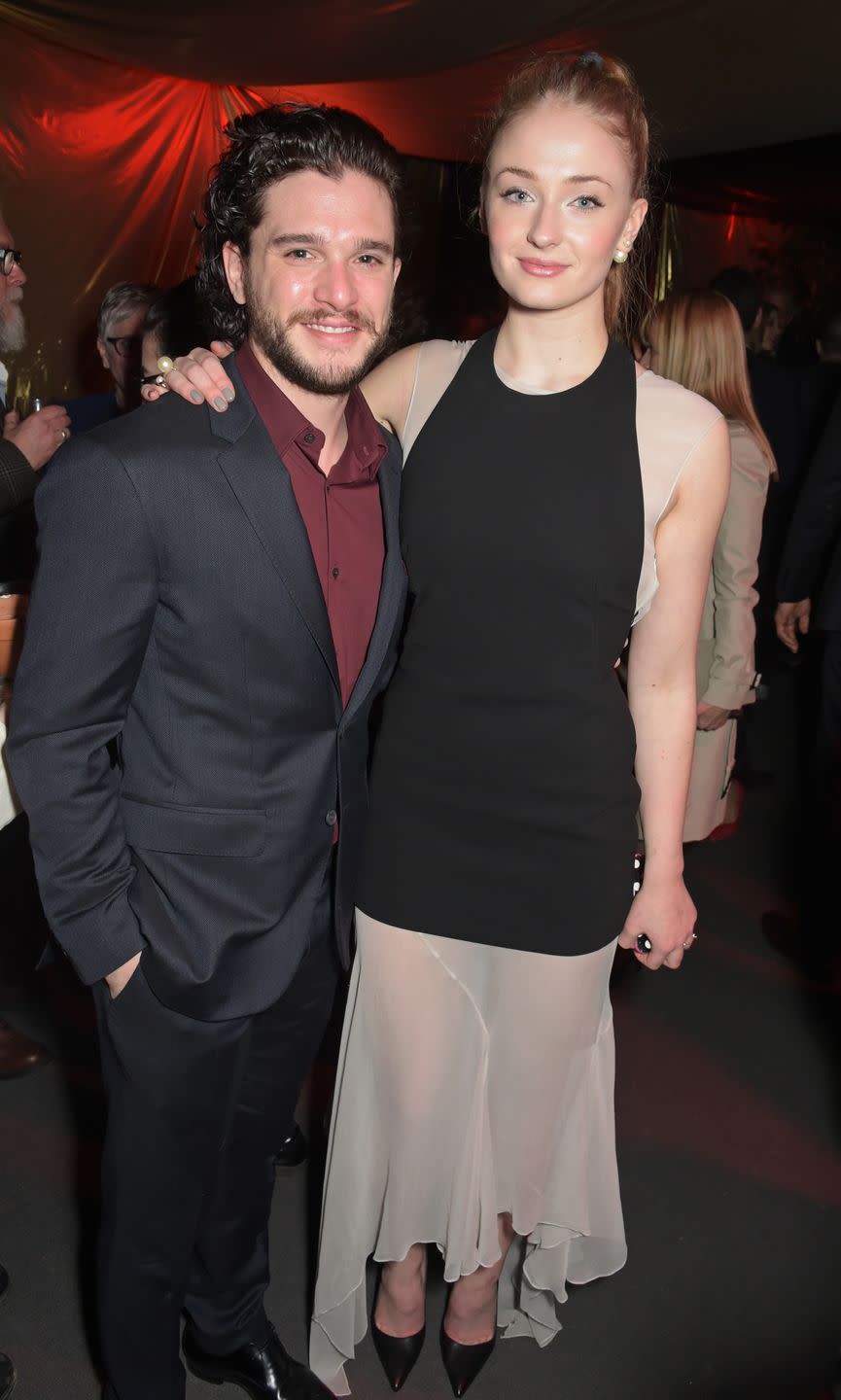 Kit Harington and Sophie Turner