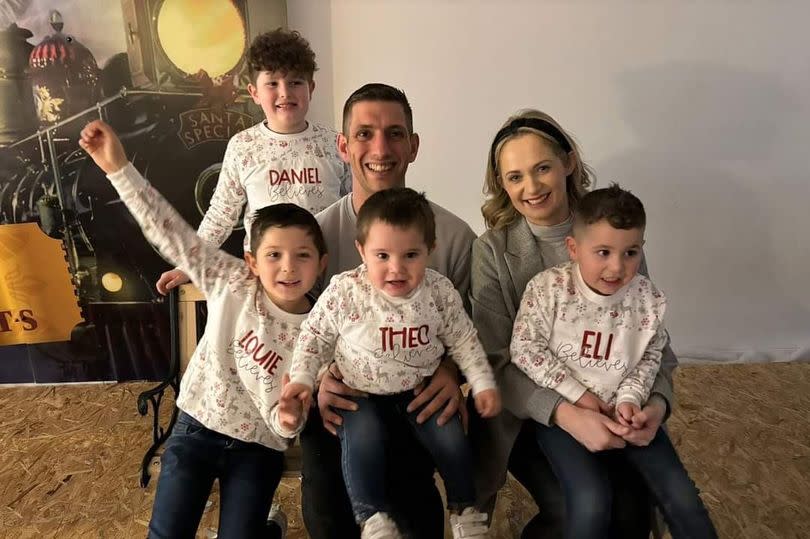 Sammy, Orla and their four children