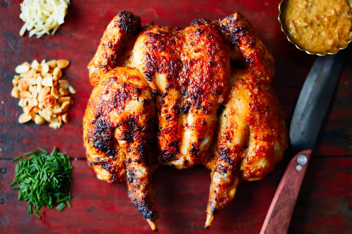 Feeling clucky: A satay roast chicken from Thailand (Sebby Holmes)