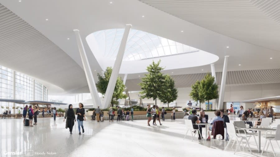 A rendering of the new terminal coming to John Glenn International Airport. (Courtesy Photo/Columbus Regional Airport Authority)