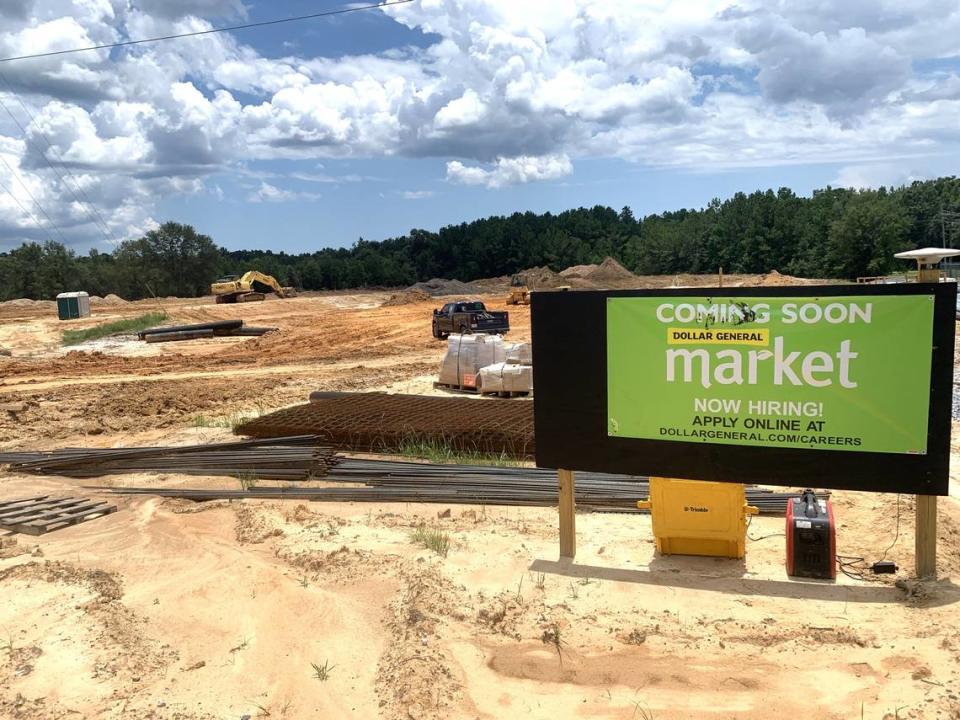 A Dollar General Market is being built on Poticaw Bayou Road in Vancleave. The grocery store site is just off Mississippi 57.