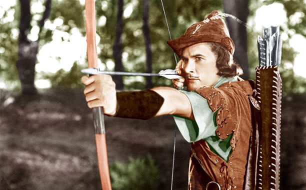 Courtesy Everett Collection Errol Flynn in ‘The Adventures of Robin Hood’