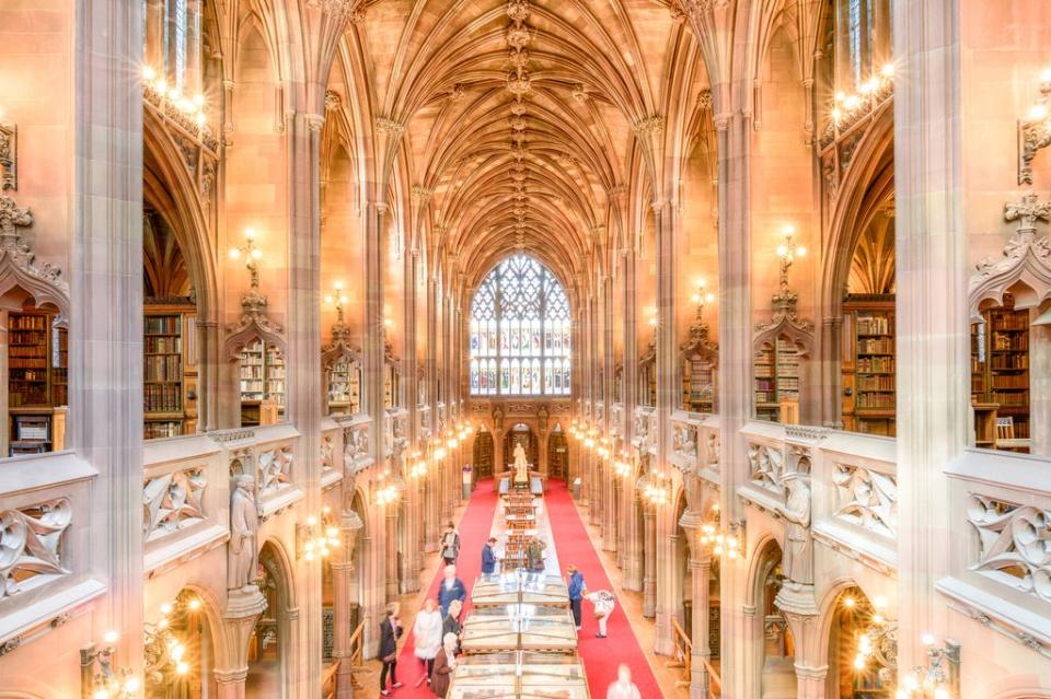 John Rylands Library is a study in neo-gothic architecture (Marketing Manchester)