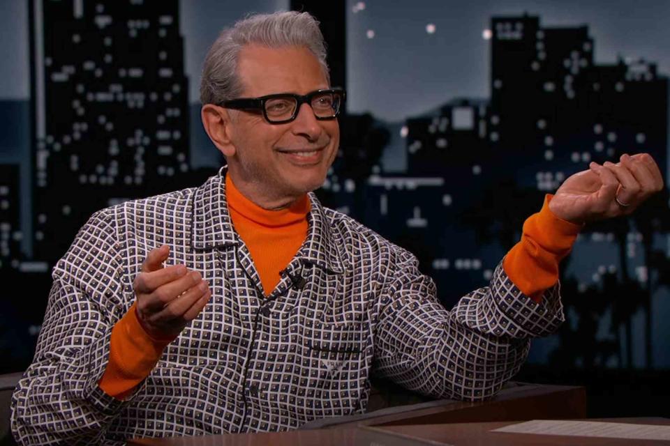 Jimmy Kimmel Live/YouTube Jeff Goldblum on Jimmy Kimmel Live