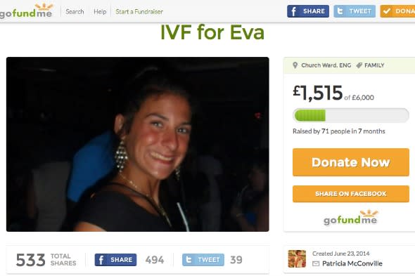 IVF For Eva Go Fund Me Page