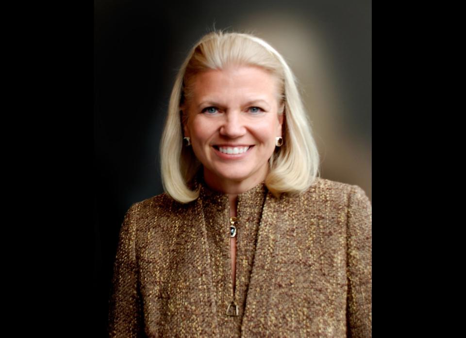 PeekScore: 7.60 / 10.00    <a href="http://www.peekyou.com/ginni_rometty/333679852" target="_hplink">Virginia "Ginni" Rometty</a> was appointed to her current positions as president and CEO of IBM <a href="http://www-03.ibm.com/press/us/en/biography/10069.wss" target="_hplink">just this past year</a>, on January 1. One of her biggest accomplishments over the course of her 31-year career at IBM was the acquisition she led of consulting firm PricewaterhouseCoopers Consulting <a href="http://www.nytimes.com/2011/10/26/technology/ibm-names-a-new-chief.html?pagewanted=all" target="_hplink">for $3.5 billion</a>.