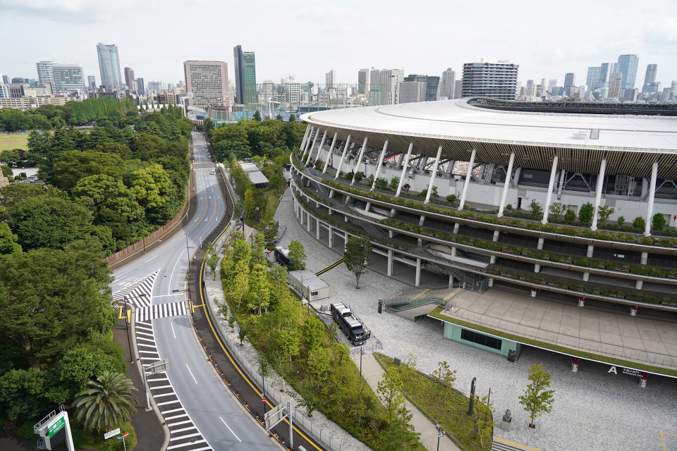 Image: The National Stadium, the main venue for the Tokyo 2020 Olympic and Paralympic Games (Jinhee Lee / NurPhoto via Getty Images file)