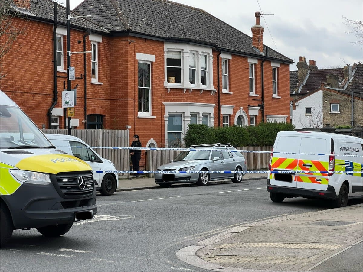 Police have cordoned off an area in Staplehurst Road, Hither Green   (Independent)