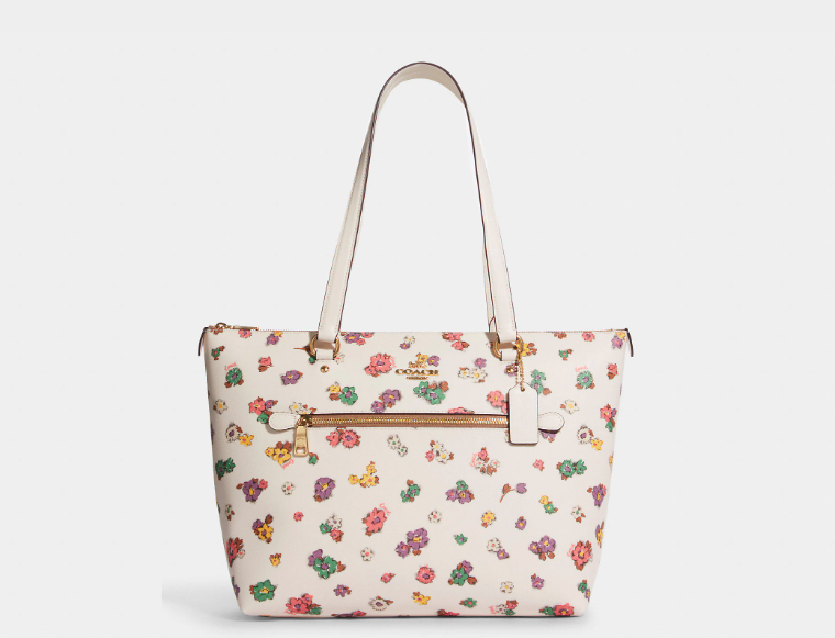 Gallery Tote With Spaced Floral Field Print. Image via Coach Outlet.