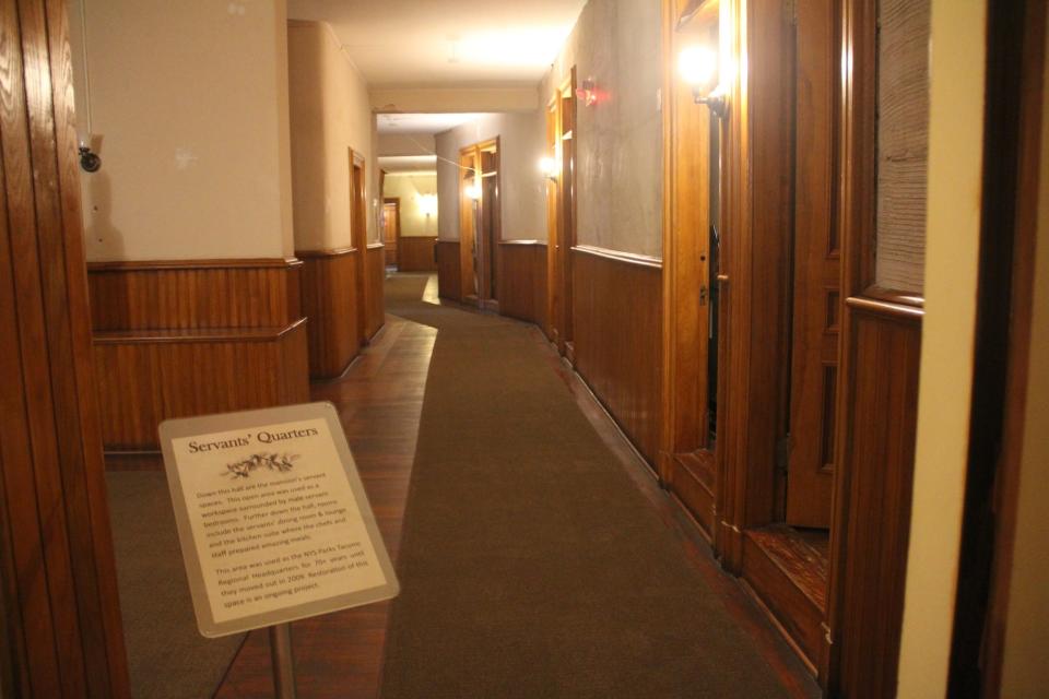 The servants' quarters at Staatsburgh.