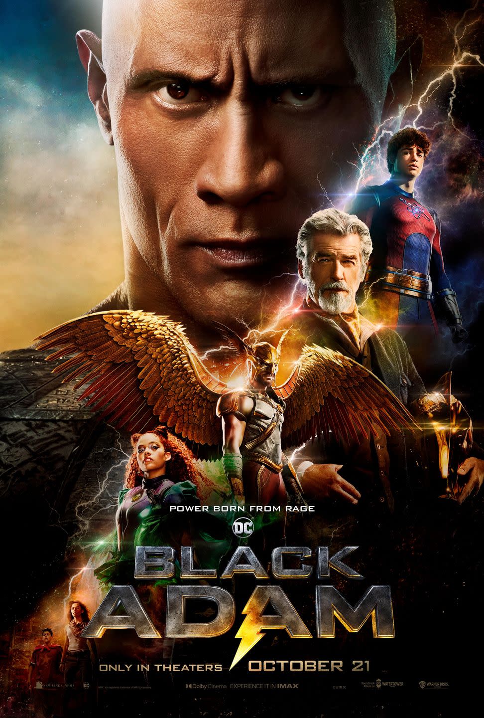 black adam poster