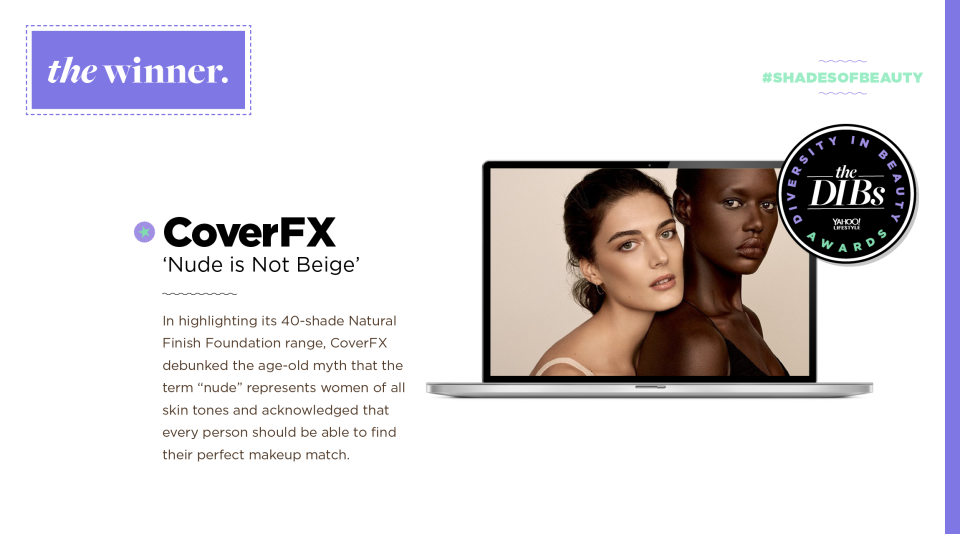 Beauty Campaigns With a Powerful Message Winner: CoverFX “Nude is Not Beige”