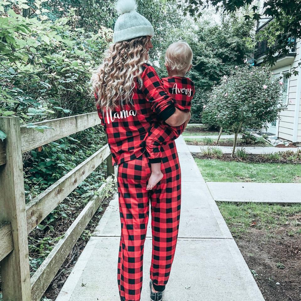 Matching Family Holiday Pajama Sets