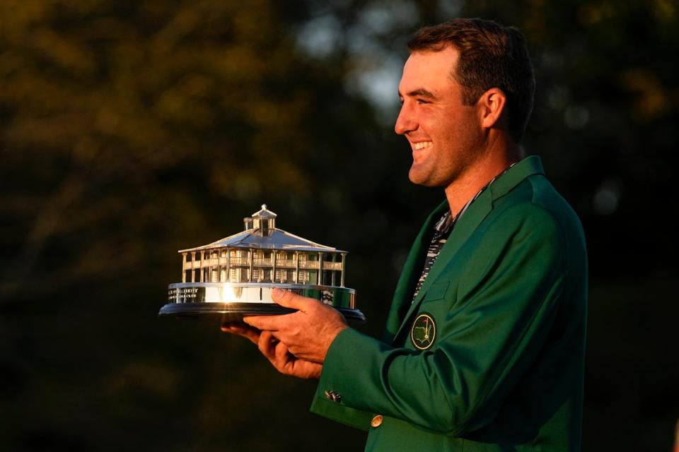 Scottie Scheffler won the 2022 Masters (Copyright 2022 The Associated Press. All rights reserved)