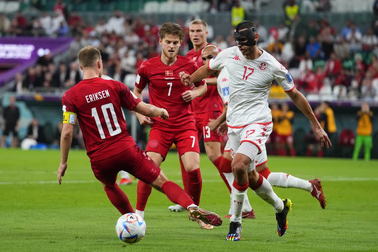 Túnez firmó un gran partido contra Dinamarca y empataron sin goles