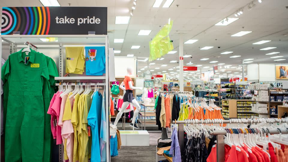 Target's Pride clothing collection drew anti-LGBTQ backlash on social media. - Brandon Bell/Getty Images