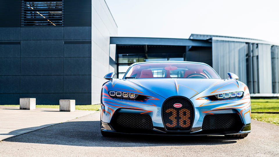 2022 Bugatti Chiron Super Sport from the front