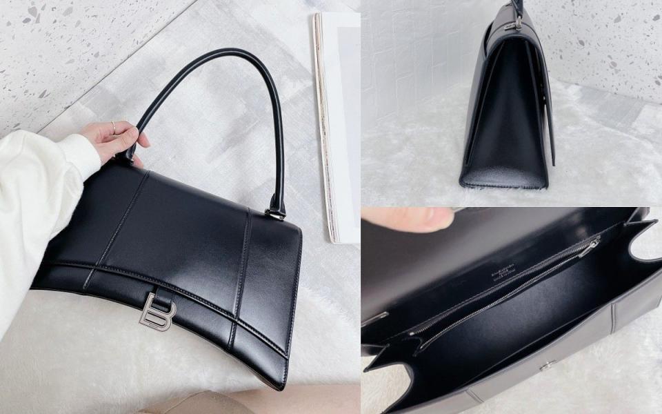 BALENCIAGA HOURGLASS MEDIUM HANDBAG Photo Via:LOOKin編輯拍攝