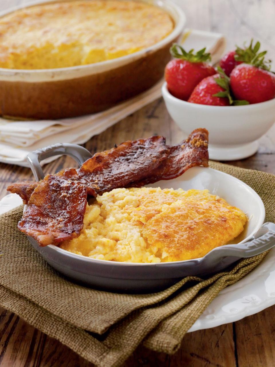 Cheddar Cheese Grits Casserole