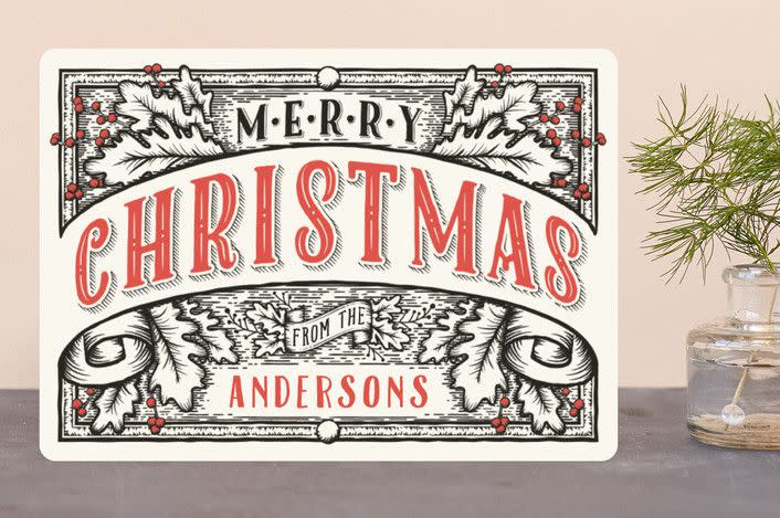 Vintage-Inspired Holiday Cards