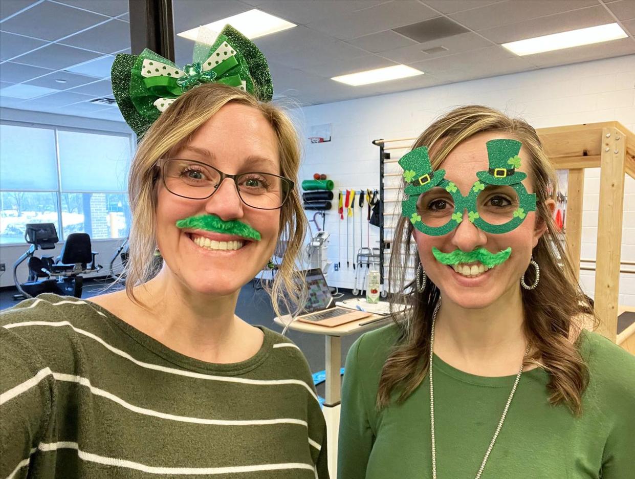 People take part in the St. Paddy’s Day fun during the 2022 Community Spirit Week in East Jordan.