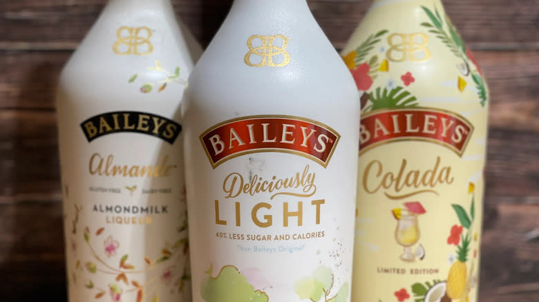 Different varities of Baileys