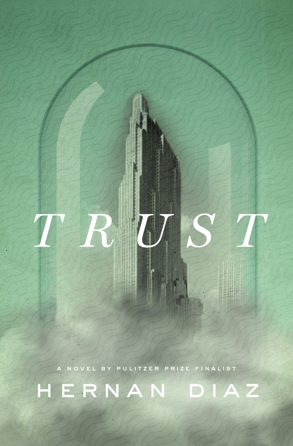 En esta imagen proporcionada por Riverhead Books, la portada de "Trust" de Hernán Díaz, libro ganador del Premio Pulitzer de ficción. (Riverhead Books vía AP)