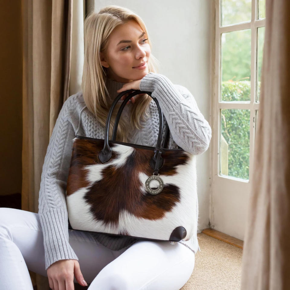 Cowhide Bags Cowhide Handbags The Foxley Handcrafted in England