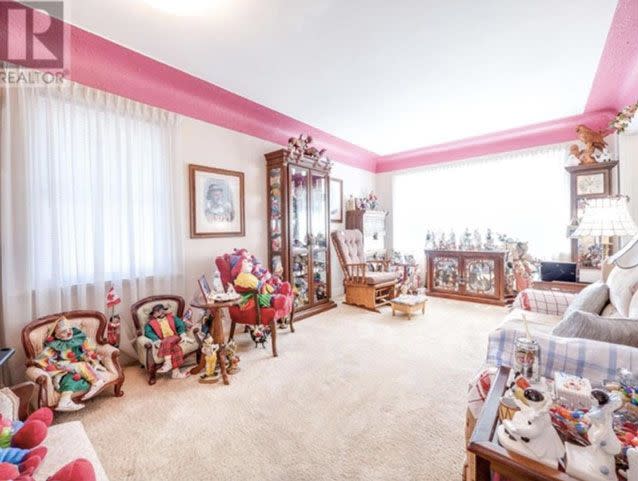 Clown memorabilia fills the home. Source: Realtor.ca