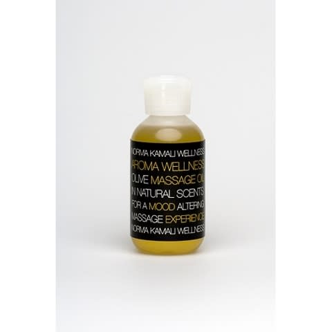 Norma Kamali Wellness Massage Oil, $10 for the 2 oz bottle, thewellnesscafe.com