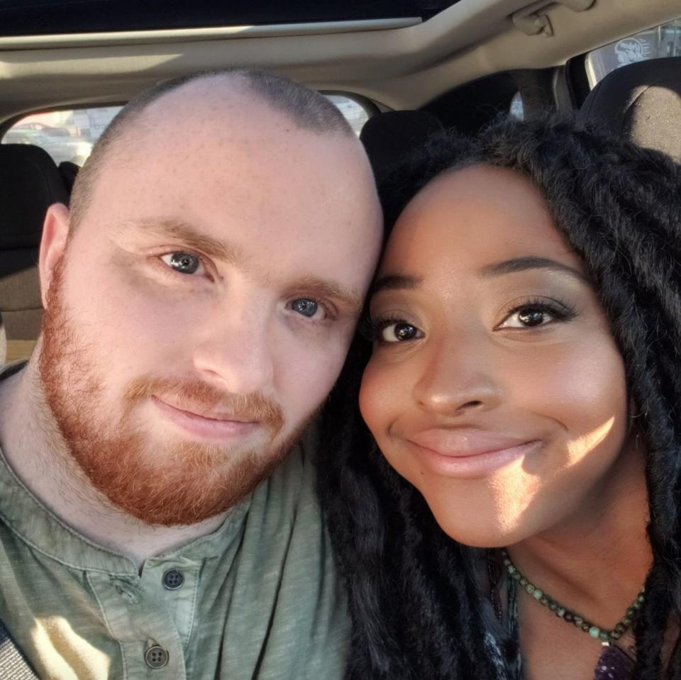 Garrett Foster (left) and Whitney Mitchell regularly attended Black Lives Matter demonstrations in Austin, witnesses said. (Photo: Facebook)