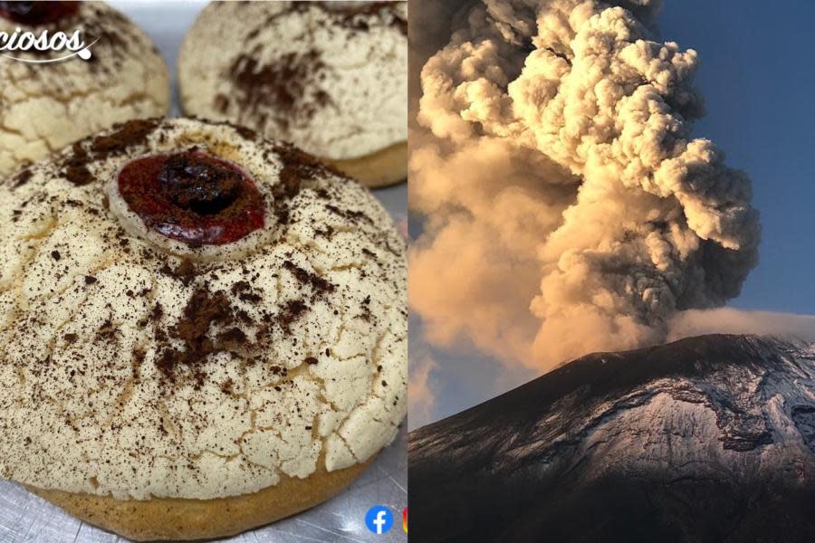 ¡Ingenio mexicano! Presentan la Conchatépetl; un pan dulce en honor al volcán Popocatépetl