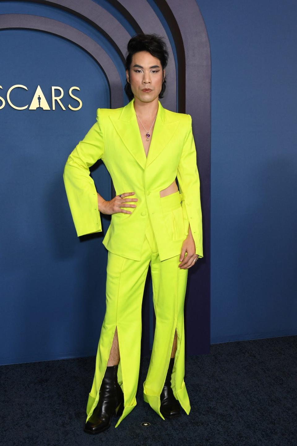 Eugene Lee Yang at the Governors Awards in Los Angeles on January 9, 2024.