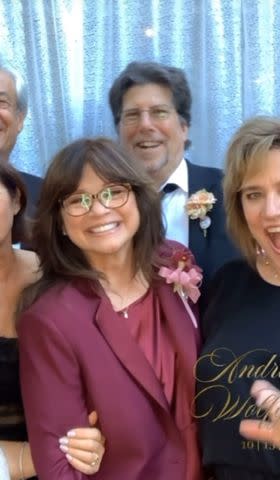 <p>Valerie Bertinelli Instagram</p> Valerie Bertinelli at Wolfgang Van Halen's wedding to Andraia Allsop