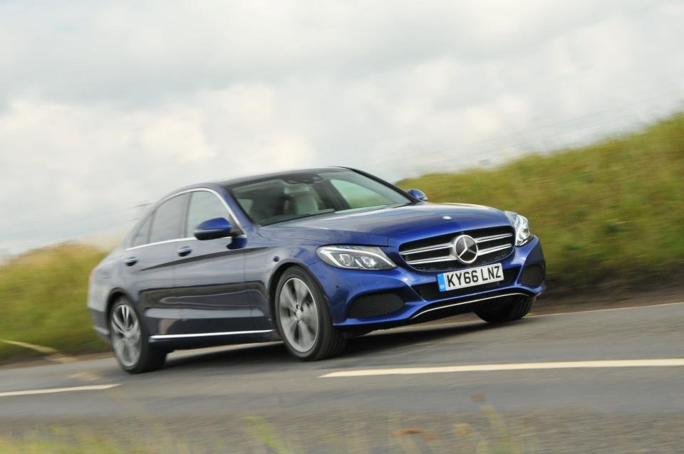 <p>With its petrol-electric plug-in hybrid powertrain, this C-Class saloon will knock off 62mph in a startling 5.9sec and trundle you electrically to the supermarket if the round trip is fewer than 19 miles. Our find has been used sparingly by its two owners.</p>