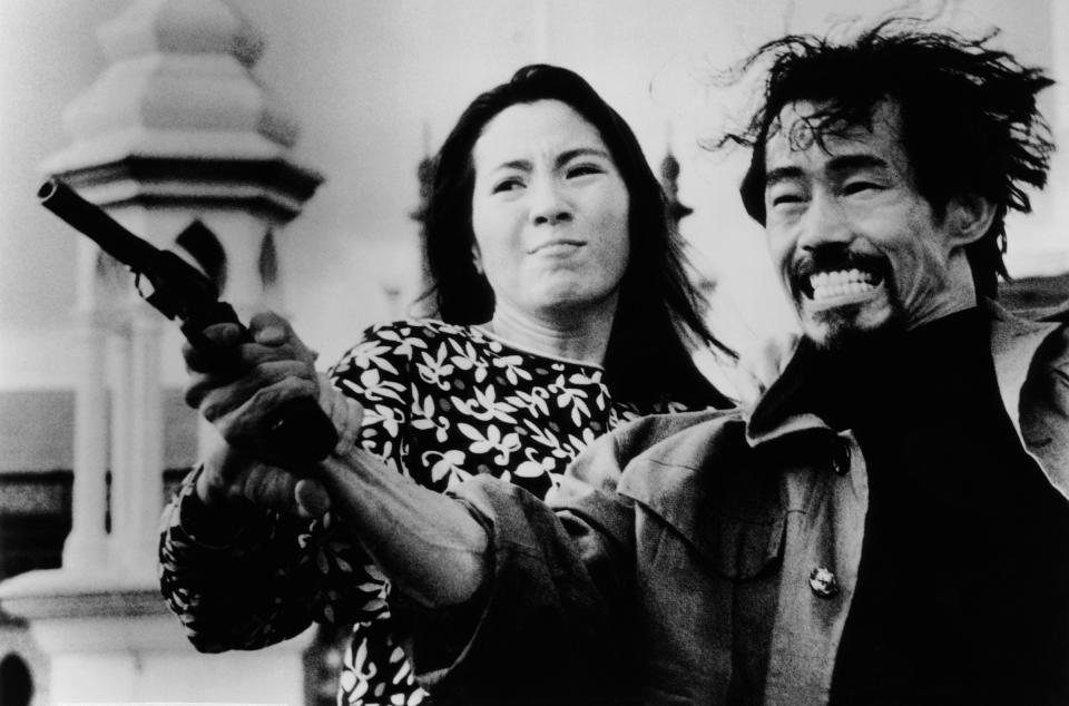 Yeoh in Supercop alongside Yuen Wah, 1992.<span class="copyright">Everett Collection</span>
