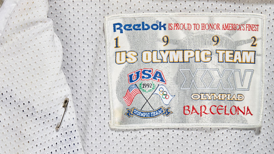 Michael Jordan’s 1992 Summer Olympics ‘Dream Team’ Reebok Jacket inner label