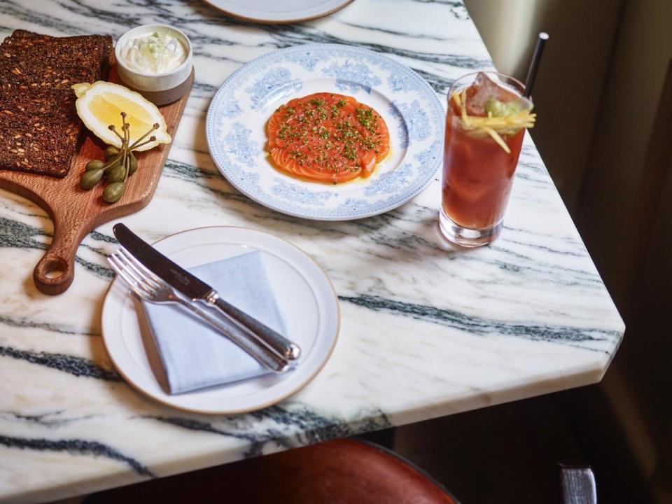 Top notch: Chiltern Firehouse's breakfast offering