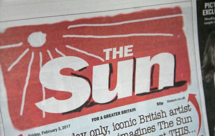 The Sun newspaper (Rex)