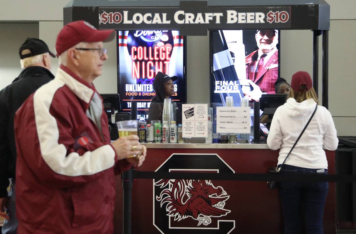 The University of South Carolina is allowing beer and wine sales at basketball, baseball and football games. 1/2/20